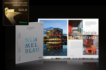 <p>Mit dem&nbsp;Architects' Darling Award in Gold wurden die "colore" als beste Architekten-Hauszeitschrift und die&nbsp;Objektberatung von Brillux ausgezeichnet</p>