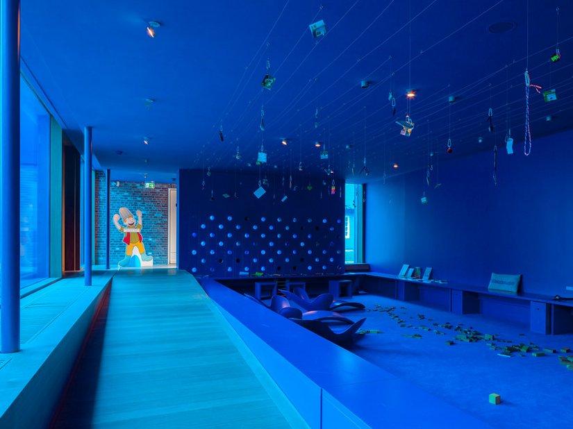 Der „Blau-Raum“ soll vor allem das junge Museumspublikum ansprechen.