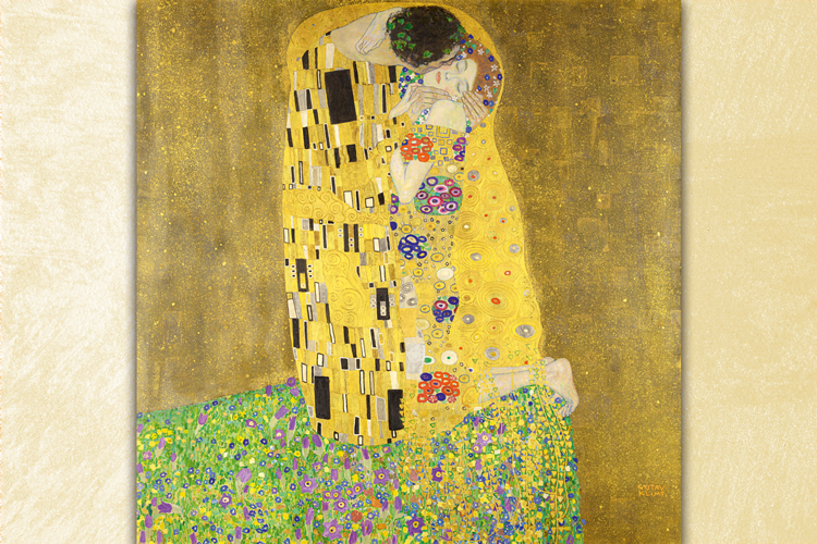 Gustav Klimt "Der Kuss"