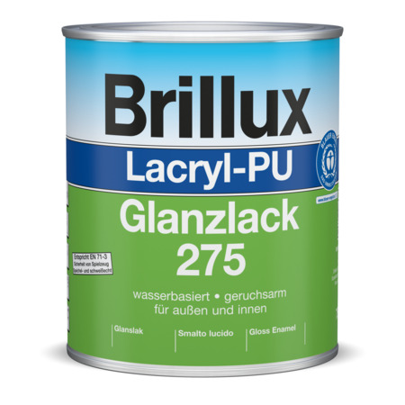 Lacryl PU Glanzlack 275  nur in weiß