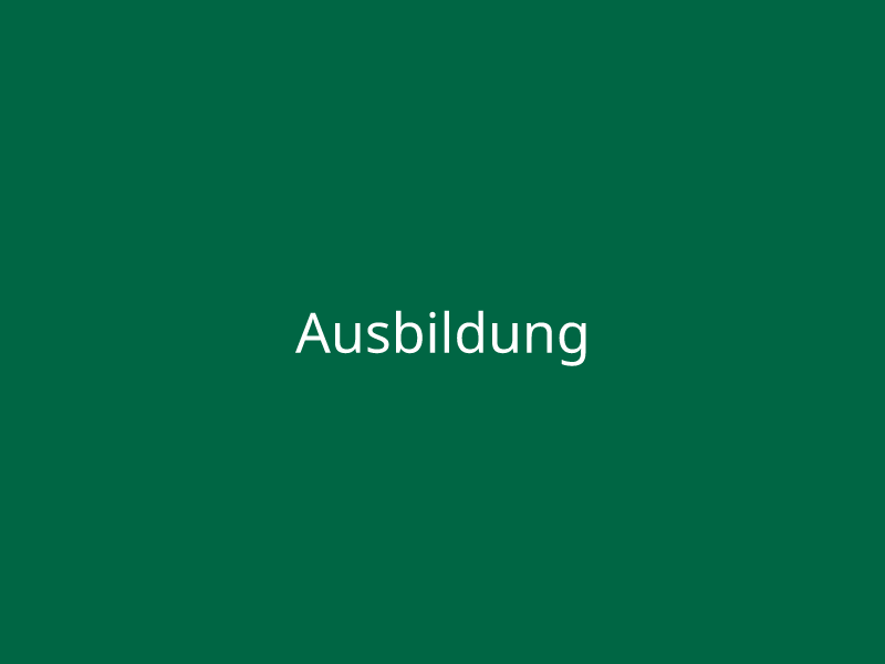 Ausbildung