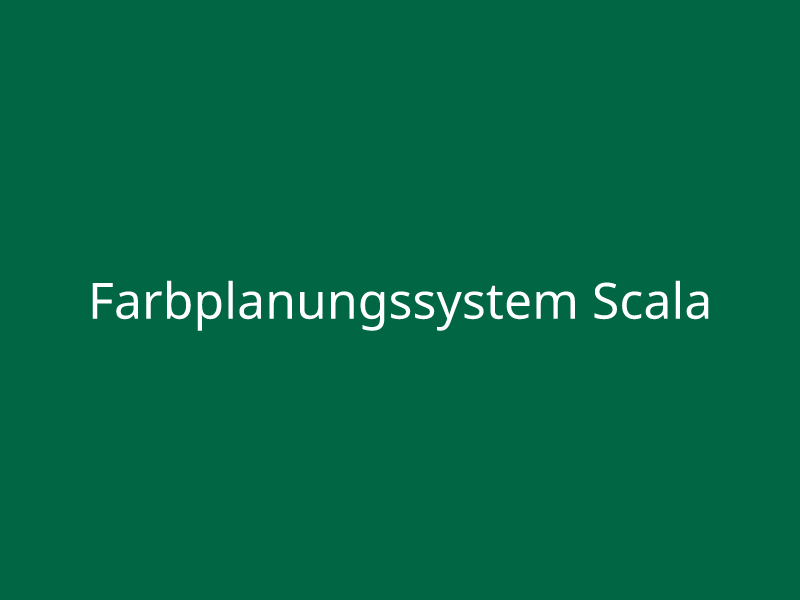 Farbplanungssystem Scala