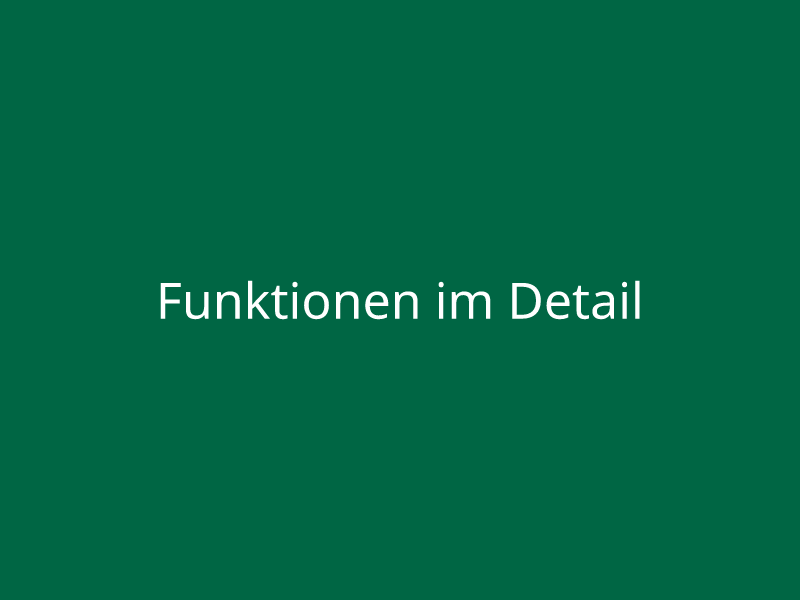 Funktionen im Detail