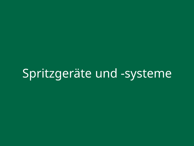 Spritzgeräte und -systeme