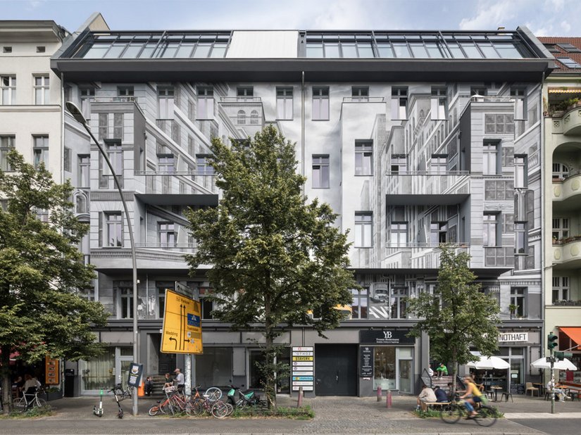 <p>Die Idee, eine Fassade aus ihrem Bestand zu nehmen, sie mit einer dreidimensionalen Fassadenmalerei zu verändern und zu gestalten, verlangt Mut.</p>