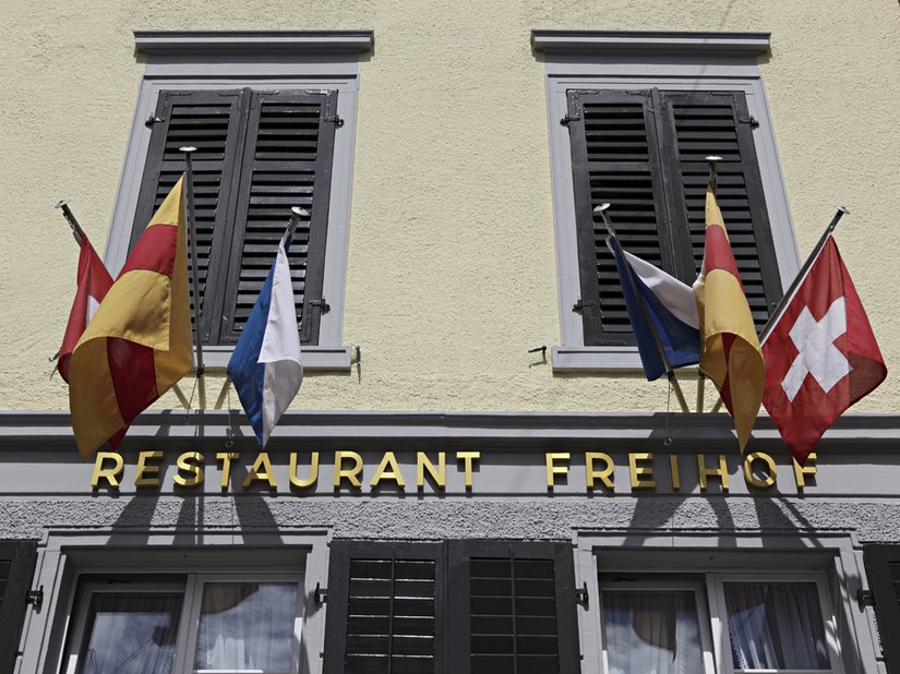 Das Objekt beherbergt das Restaurant Freihof.