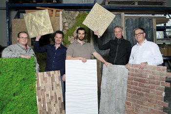 <p>Die perfekte Crew für alle kreativen Abenteuer: Udo Franzen, Gerald Wernig, Philipp Wernig, Peter Marchl und Michael Großbötzl.</p>