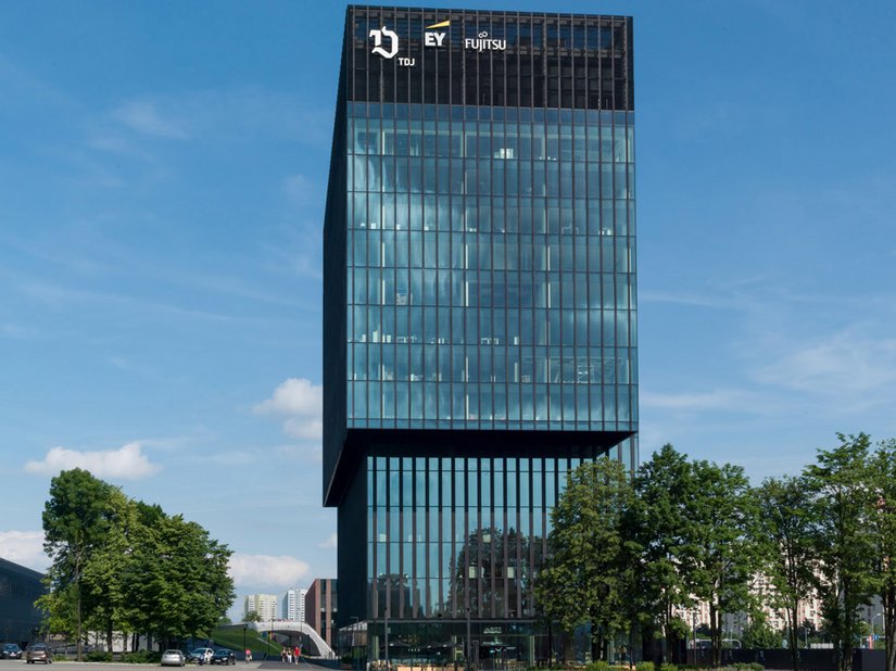 <p>Das Bürohaus liegt im Zentrum der Stadt Katowice.</p>