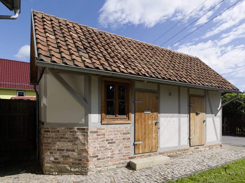 Die historischen Bauteile – wie Fenster und Türen – wurden detailgetreu nachgebaut.