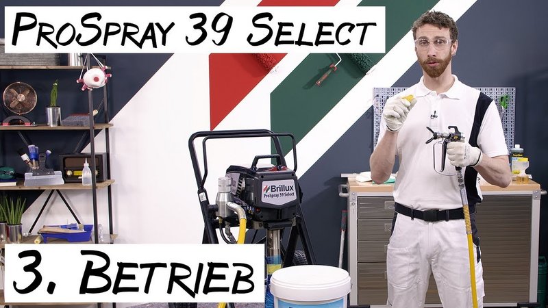 3/4 – ProSpray 39 Select: Vorbereitung und Inbetriebnahme