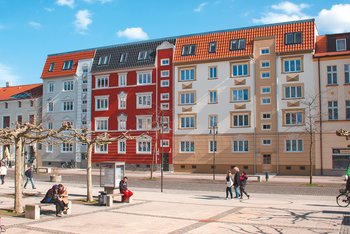 Historisierender Plattenbau – Wittenberge in Brandenburg