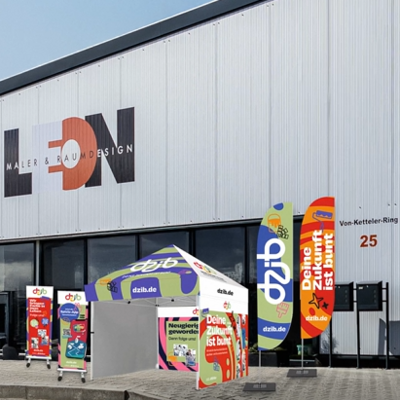 Animation DZib In- und Outdoor Messestände