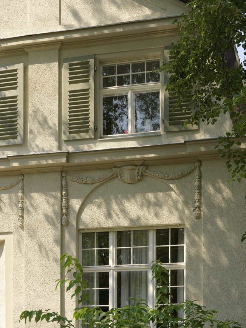 Detailansicht der Fenster.