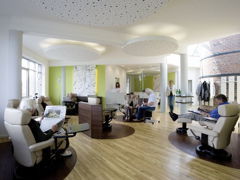 <p>Die Therapiezonen wurden wie ein „zweites Zuhause“ gestaltet.</p>