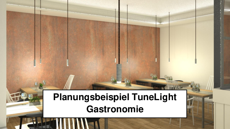 Planungsbeispiel Gastronomie