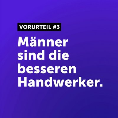 MIP 03/23 Vorurteil 3 Männer besser Handwerker