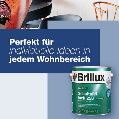 Kreativ und gesund – Lacryl-PU Schultafellack 258