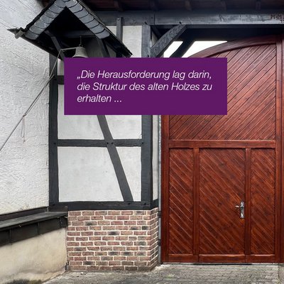 Referenz Holztor