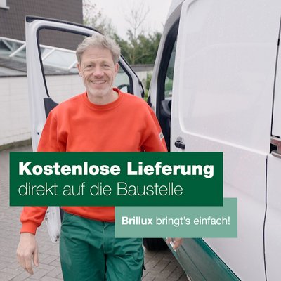 Nur Brillux liefert deine Ware grundsätzlich kostenlos