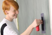 Metallische Wandgestaltung