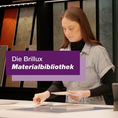 Das ist die Brillux Materialbibliothek in Münster