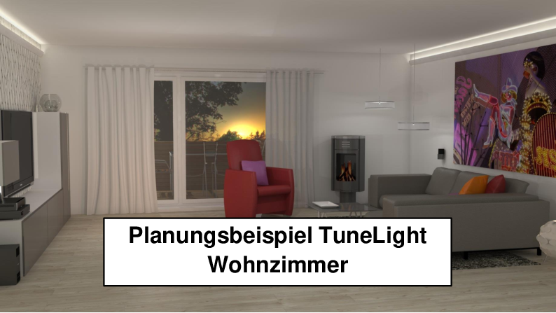 Planungsbeispiel Wohnzimmer