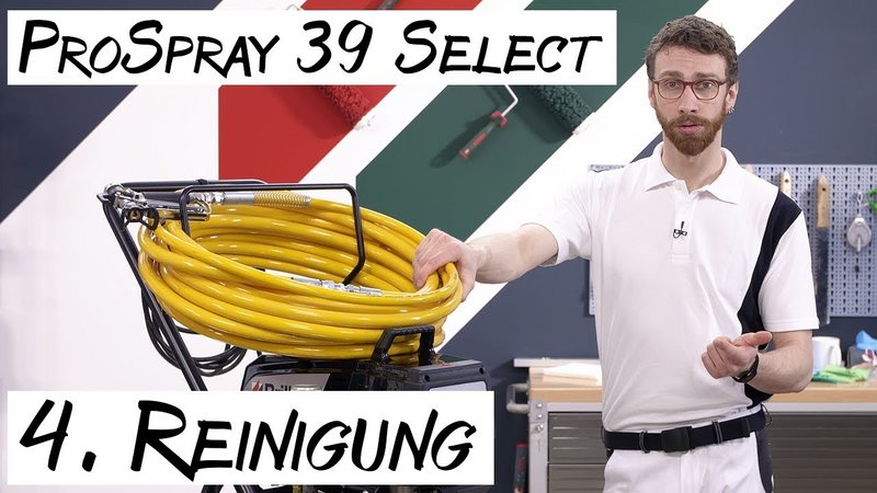 4/4 – ProSpray 39 Select: Reinigung, Transport und Hilfe bei Störungen