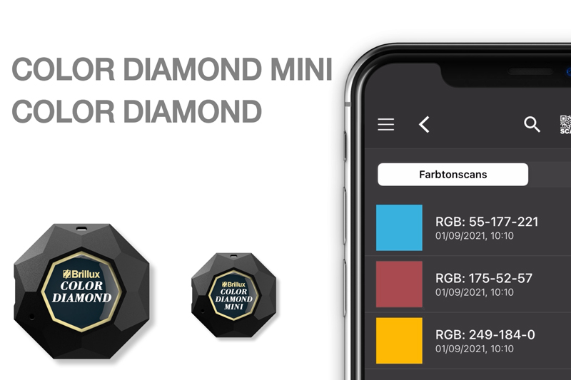 Color Diamond mini und Brillux App