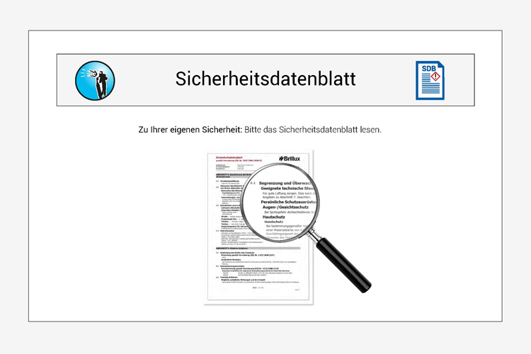 Sicherheitsdatenblatt Spritzapplikation