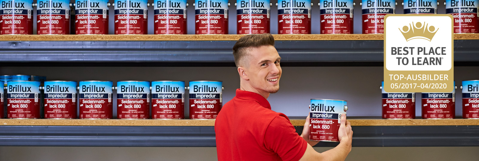 BEST PLACE TO LEARN: Brillux erhält Gütesiegel für betriebliche Ausbildung