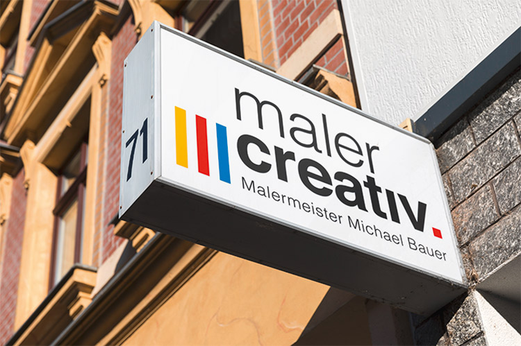 Neues Firmenlogo Maler Creativ