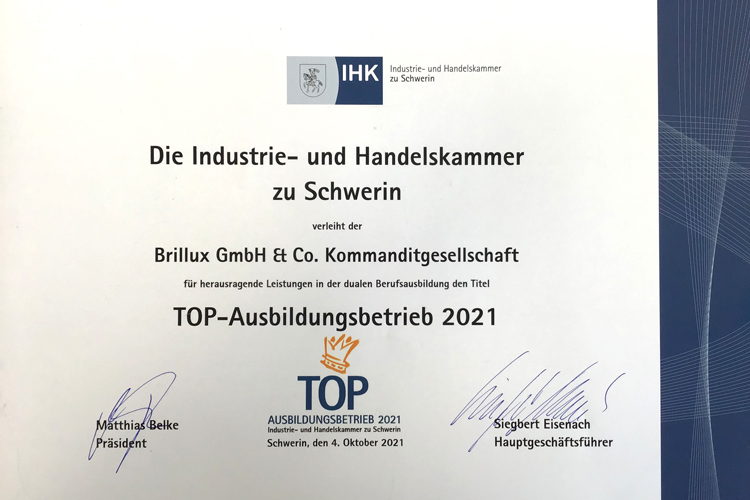 Zertifikat IHK Schwerin