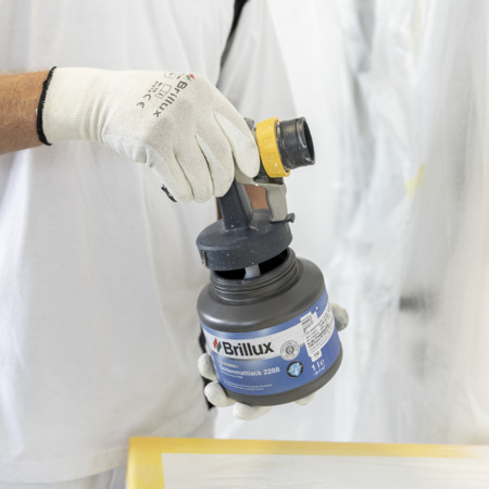 FinishControl FrontEnd gelb, StandardSpray 3333, Anwendungsbild 1