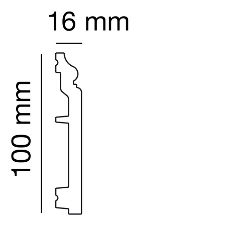 Sockelprofil SP 1173, Anwendungsbild 1