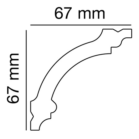 Polystyrol-Profil PS 2511, Anwendungsbild 1