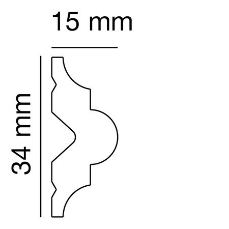 Polystyrol-Profil PS 2513, Anwendungsbild 1