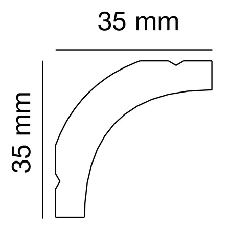 Polystyrol-Profil PS 2520, Anwendungsbild 1