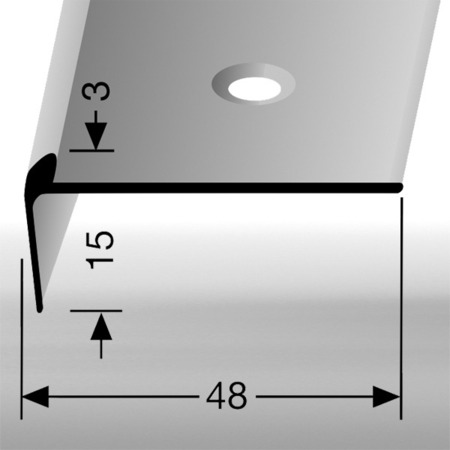 Alu-Treppenkante 3136