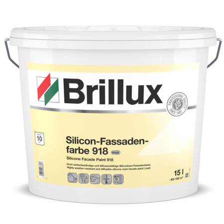 Silicon-Fassadenfarbe 918 TSR-Formel