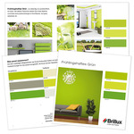 Stilkarte "Frühlingshaftes Grün" ohne Logoeindruck