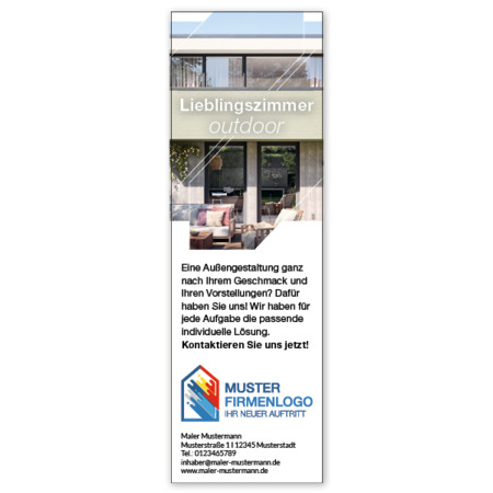 Anzeige Lieblingszimmer Outdoor 1-spaltig 