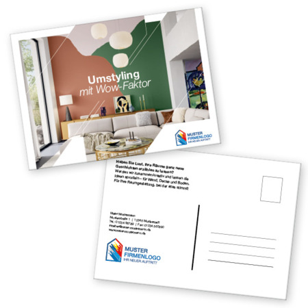 Postkarte Umstyling mit Wow-Faktor