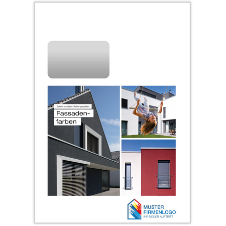 Briefumschlag Fassadenfarben, C4