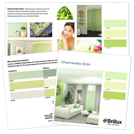 Stilkarte "Charmantes Grün" ohne Logoeindruck