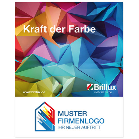 Gerüstplane "Kraft der Farbe" 2,00 m x 2,50 m