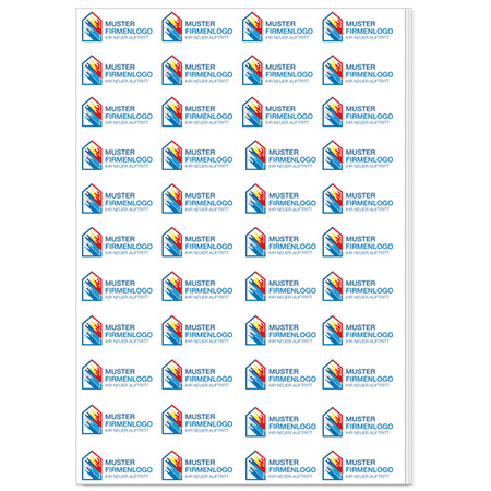 Adressaufkleber Querformat