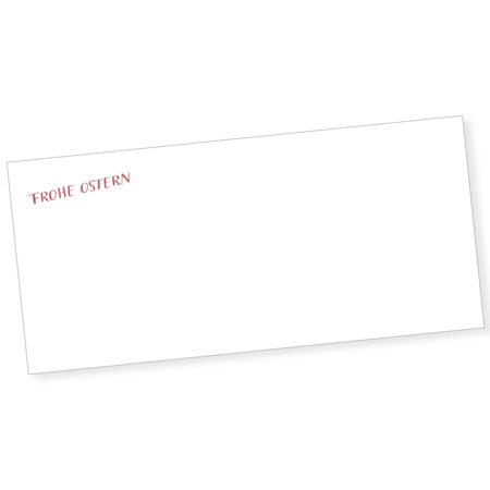 Briefumschlag DIN lang "Häschen"