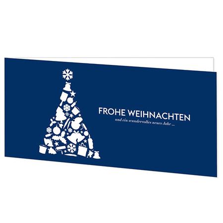 Klapppkarte Werkzeug-Weihnachtsbaum