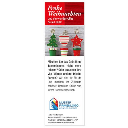 Anzeige Weihnachten-Holzmotiv 1-spaltig