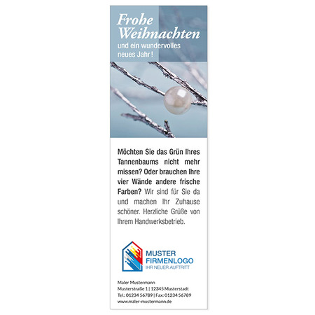 Anzeige Weihnachten-Perle, 1-spaltig